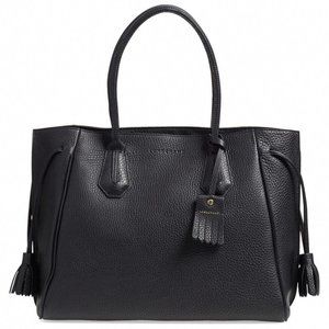 New Longchamp black leather purse